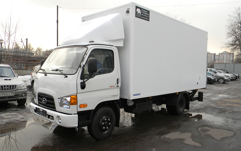 Hyundai HD78 STD (стандартная база) Промтоварный фургон